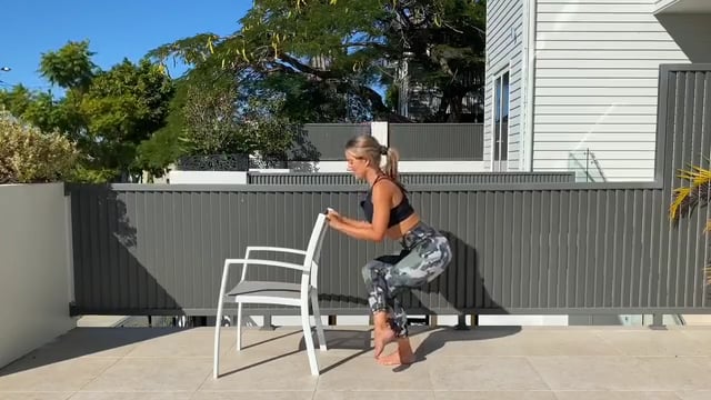 20min barre glute and thigh workout