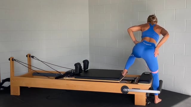 30min reformer workout with booty band